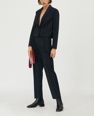 MAX&Co. - Áo blazer nữ tay dài phom ngắn Wool