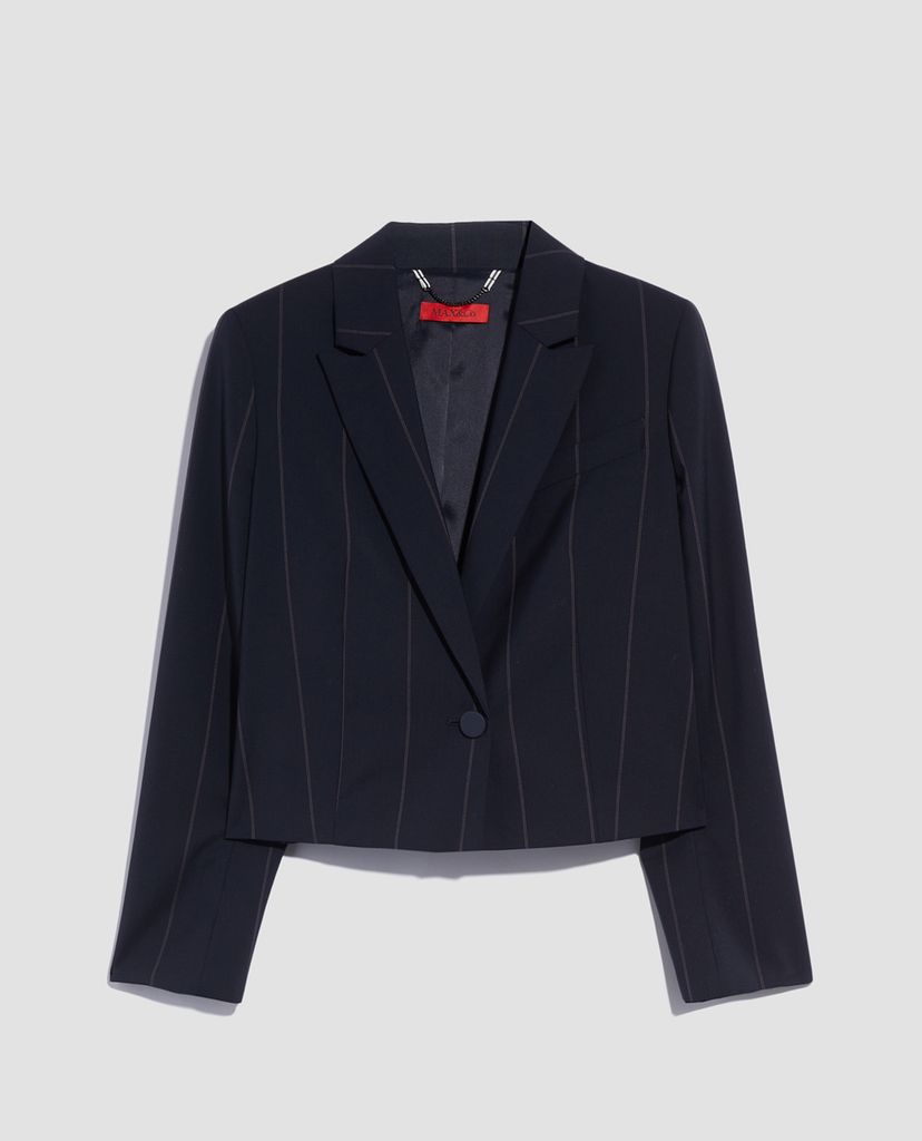 MAX&Co. - Áo blazer nữ tay dài phom ngắn Wool