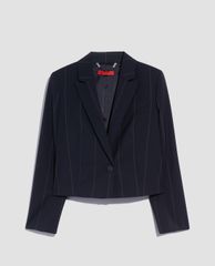 MAX&Co. - Áo blazer nữ tay dài phom ngắn Wool
