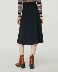 MAX&Co. - Chân váy midi phối zip Cool Wool