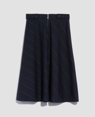 MAX&Co. - Chân váy midi phối zip Cool Wool