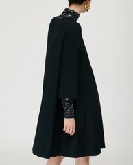 MAX&Co. - Đầm mini cổ tròn ngắn tay A Line Candy