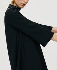 MAX&Co. - Đầm mini cổ tròn ngắn tay A Line Candy