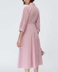 MAX&Co. - Đầm midi cổ V Cotton Poplin