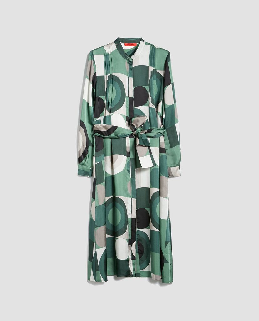 MAX&Co. - Đầm midi phom dáng sơ mi Printed Twill