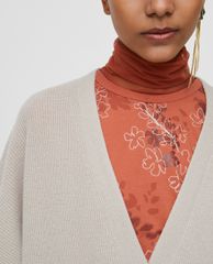 MAX&Co. - Áo cardigan nữ tay dài cổ V Oversized Pure Wool