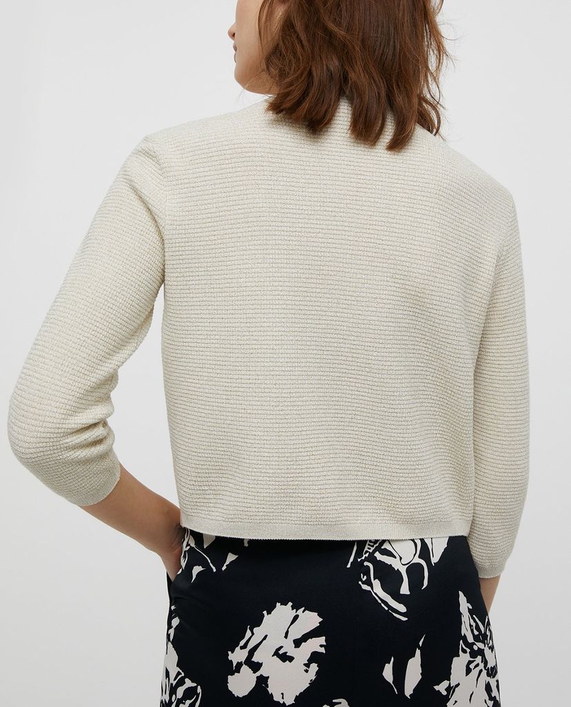 MAX&Co. - Áo khoác nữ cổ tròn tay lỡ phom croptop Saba