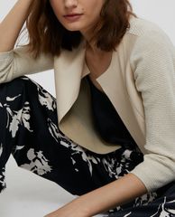 MAX&Co. - Áo khoác nữ cổ tròn tay lỡ phom croptop Saba