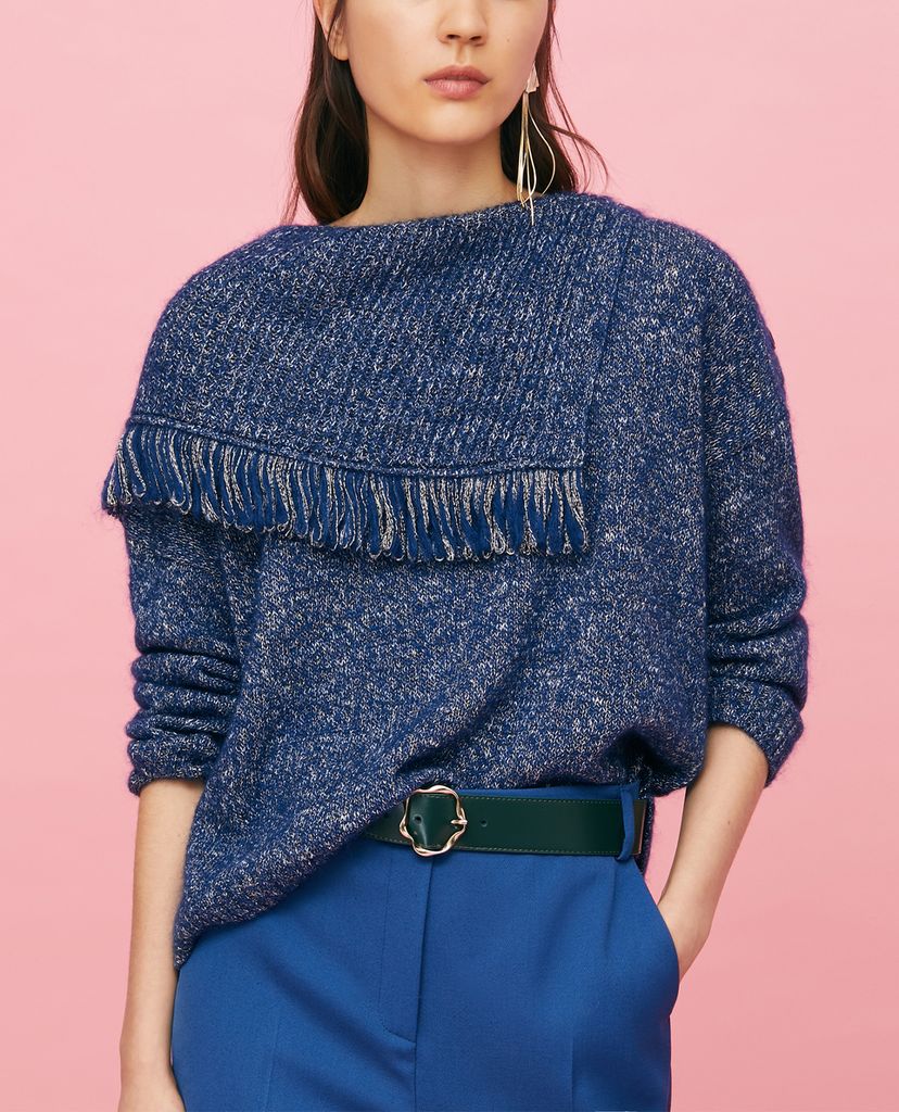 MAX&Co. - Áo len nữ tay dài Poncho Style