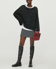 MAX&Co. - Chân váy mini Basketweave With Lamé