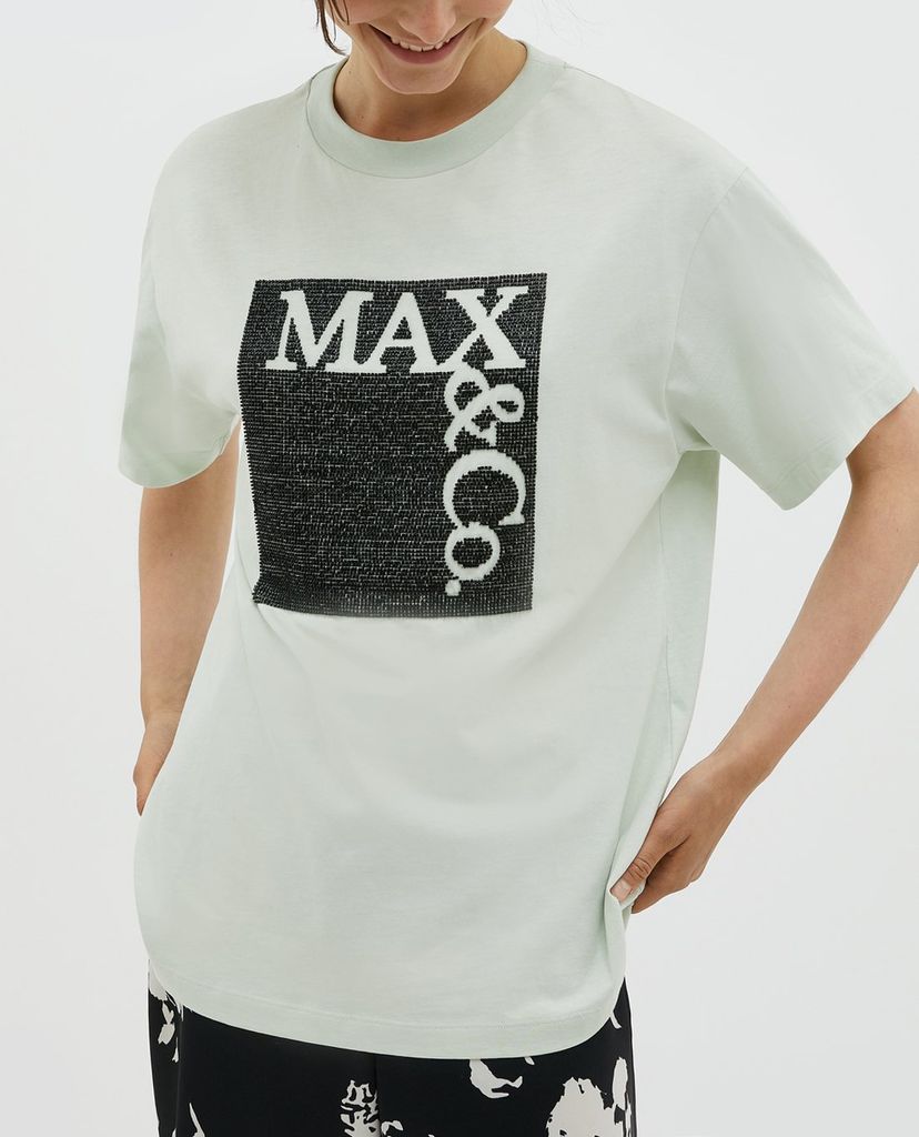 MAX&Co. - Áo thun nữ cổ tron tay ngắn Teerex