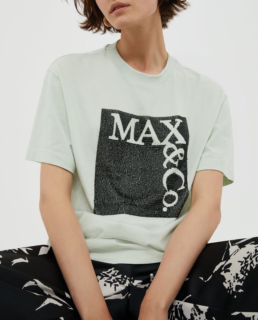 MAX&Co. - Áo thun nữ cổ tron tay ngắn Teerex