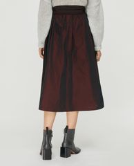 MAX&Co. - Chân váy midi xếp li Wide Taffeta