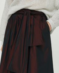 MAX&Co. - Chân váy midi xếp li Wide Taffeta