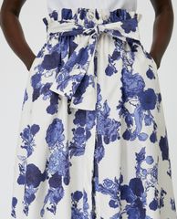 MAX&Co. - Chân váy midi xếp li Floral Poplin