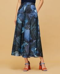 MAX&Co. - Chân váy midi phối họa tiết Printed Cotton