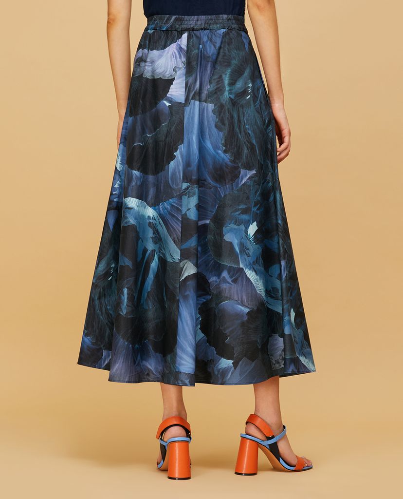 MAX&Co. - Chân váy midi phối họa tiết Printed Cotton
