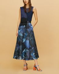 MAX&Co. - Chân váy midi phối họa tiết Printed Cotton