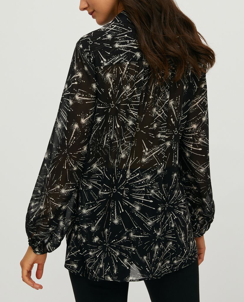 MAX&Co. - Áo sơ mi nữ tay dài Printed Georgette