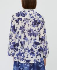 MAX&Co. - Áo sơ mi nữ tay dài Floral Pure Silk