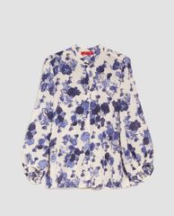 MAX&Co. - Áo sơ mi nữ tay dài Floral Pure Silk