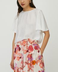 MAX&Co. - Áo kiểu nữ cổ tròn Polka Dot Jacquard
