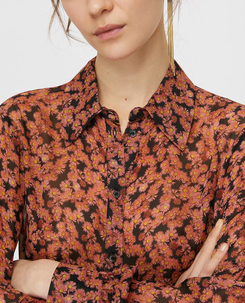 MAX&Co. - Áo sơ mi nữ tay dài Floral Georgette