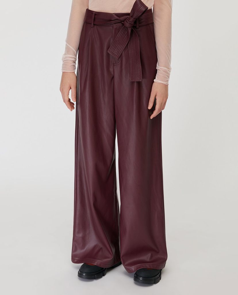 MAX&Co. - Quần kiểu nữ ống rộng Coated Fabric