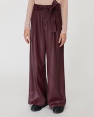 MAX&Co. - Quần kiểu nữ ống rộng Coated Fabric