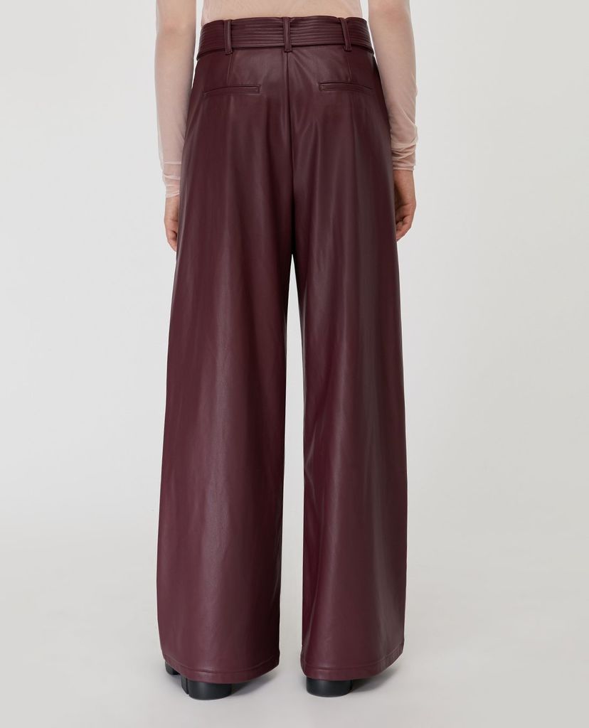 MAX&Co. - Quần kiểu nữ ống rộng Coated Fabric