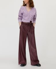 MAX&Co. - Quần kiểu nữ ống rộng Coated Fabric