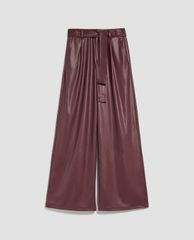 MAX&Co. - Quần kiểu nữ ống rộng Coated Fabric