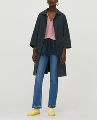 MAX&Co. - Áo kiểu nữ cổ V sát nách Two Tone Voile
