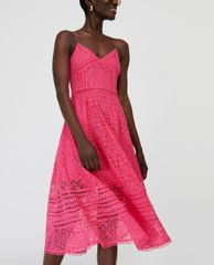 MAX&Co. - Đầm midi hai dây cổ V Strappy Macramé