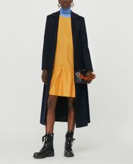 MAX&Co. - Đầm mini cổ tròn tay ngắn Techno Taffeta