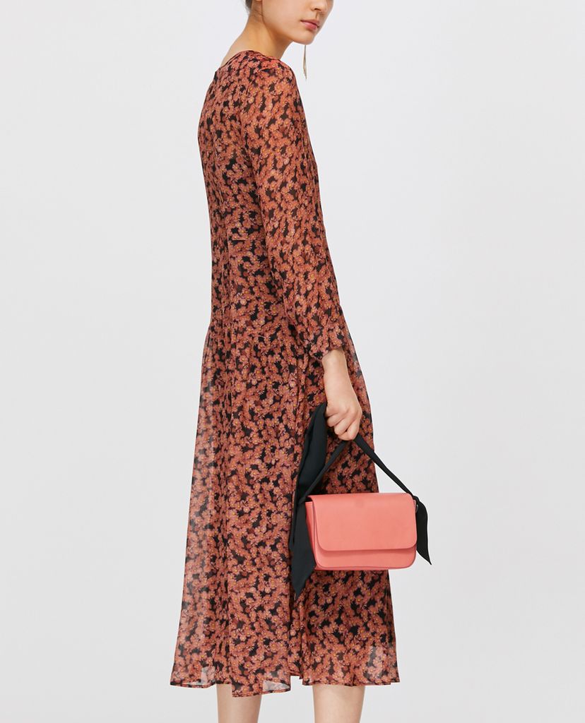 MAX&Co. - Đầm midi cổ V phom suông Floral Georgette