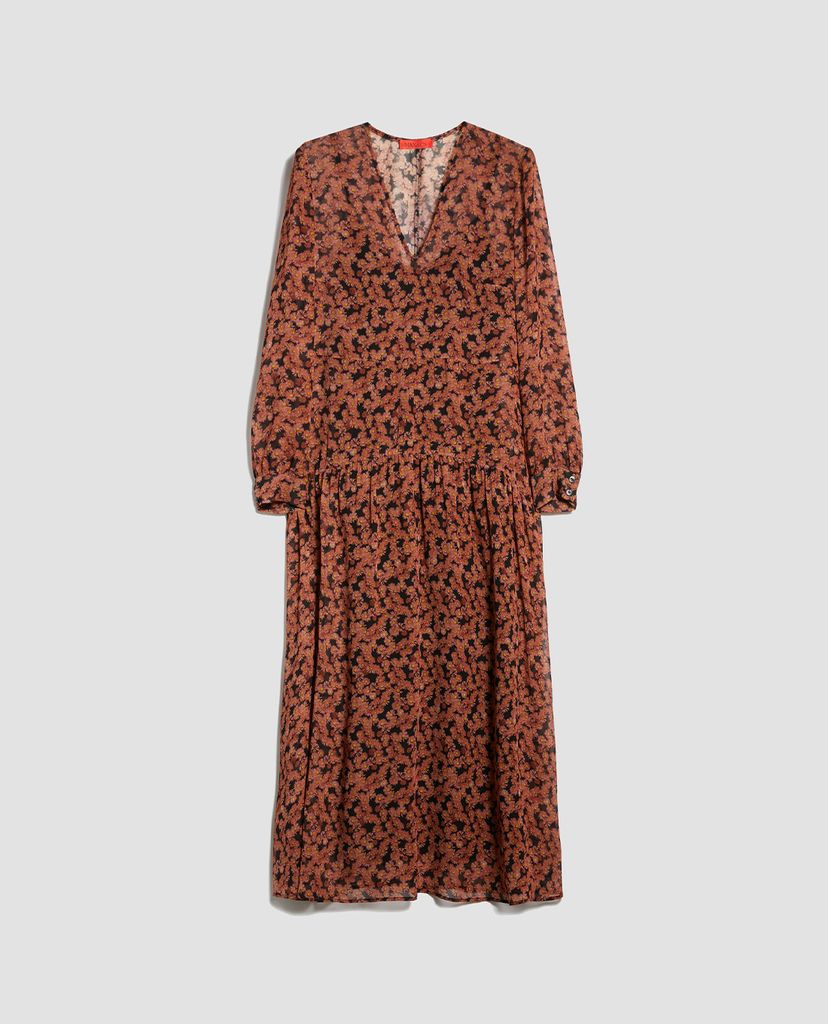 MAX&Co. - Đầm midi cổ V phom suông Floral Georgette