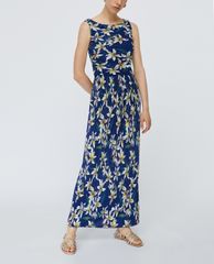 MAX&Co. - Đầm midi sát nách cổ tròn Micro Pleated Jersey