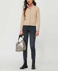 MAX&Co. - Áo thun nữ tay dài cổ lọ họa tiết Stretch Jersey