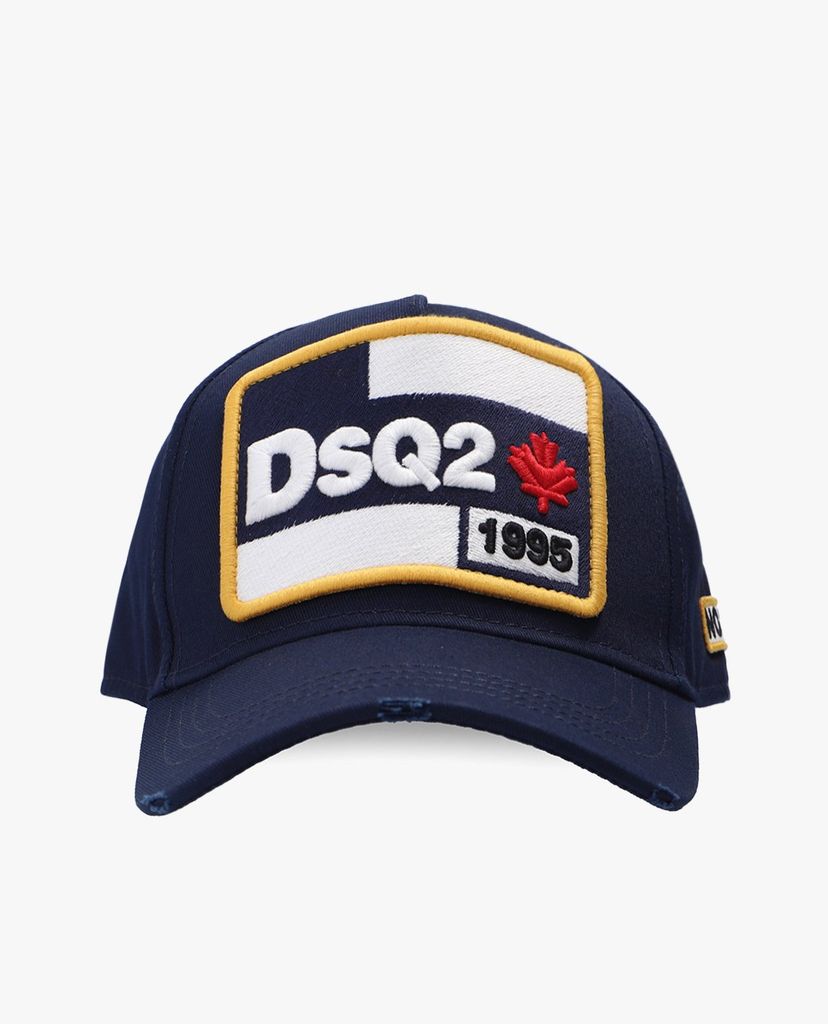 DSQUARED2 - Nón bóng chày nam rách vải 1995