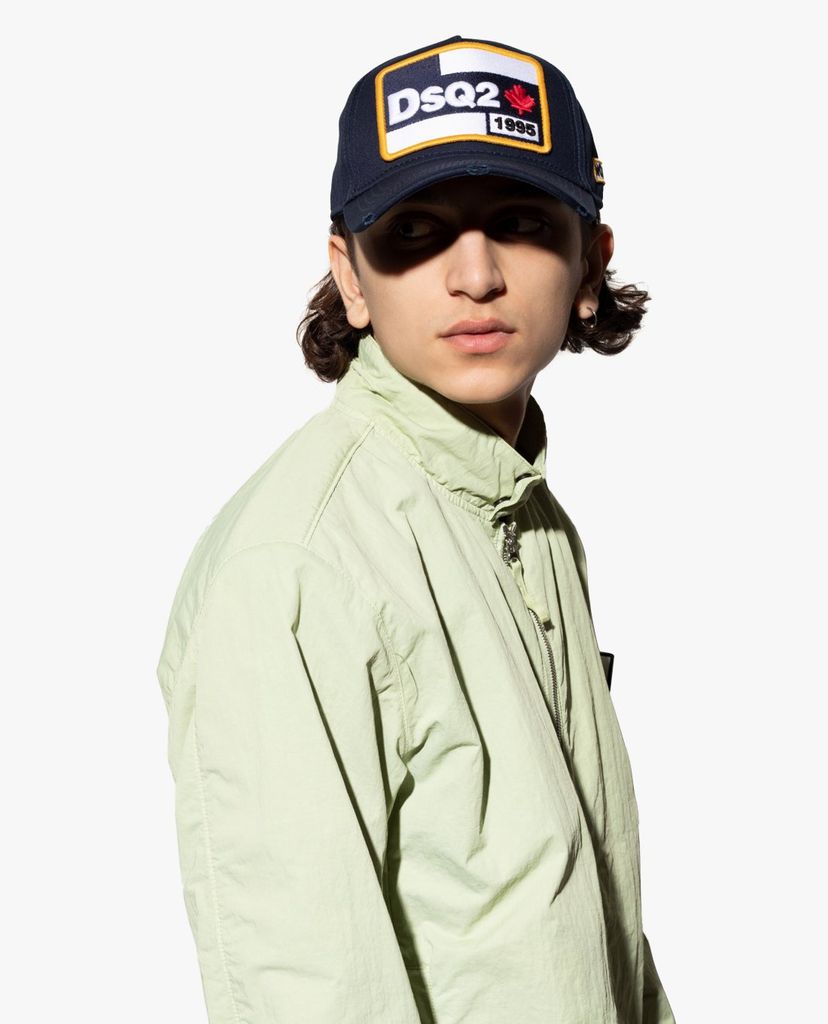 DSQUARED2 - Nón bóng chày nam rách vải 1995