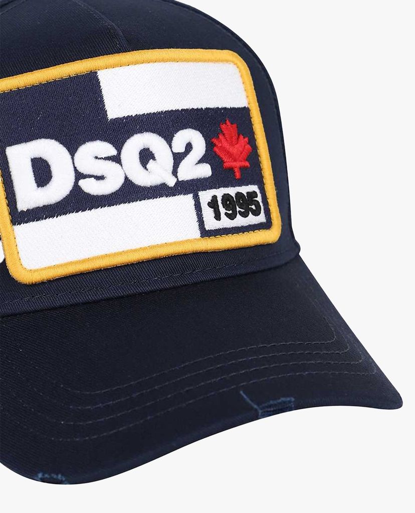 DSQUARED2 - Nón bóng chày nam rách vải 1995
