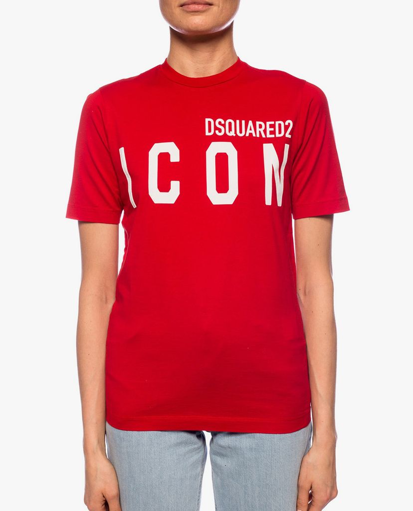 DSQUARED2 - Áo thun nữ cổ tròn ngắn tay ICON