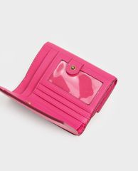CHARLES & KEITH - Ví nữ mini dạng gập Snap Button