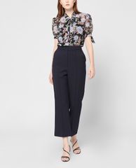 GIGI - Quần tây nữ lưng cao nhấn li phom suông thời trang