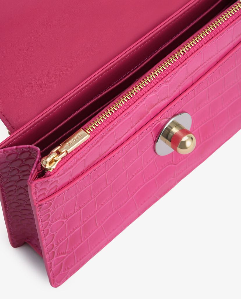 PEDRO - Túi đeo chéo nữ chữ nhật Textured Leather Travel