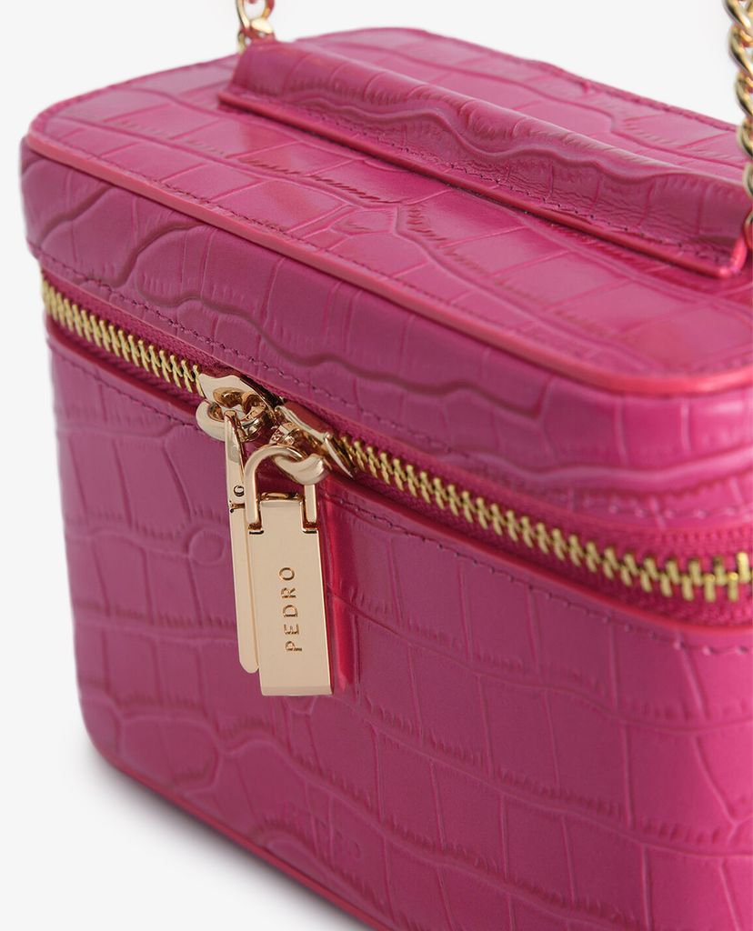 PEDRO - Túi đeo chéo nữ hình hộp chữ nhật Textured Leather