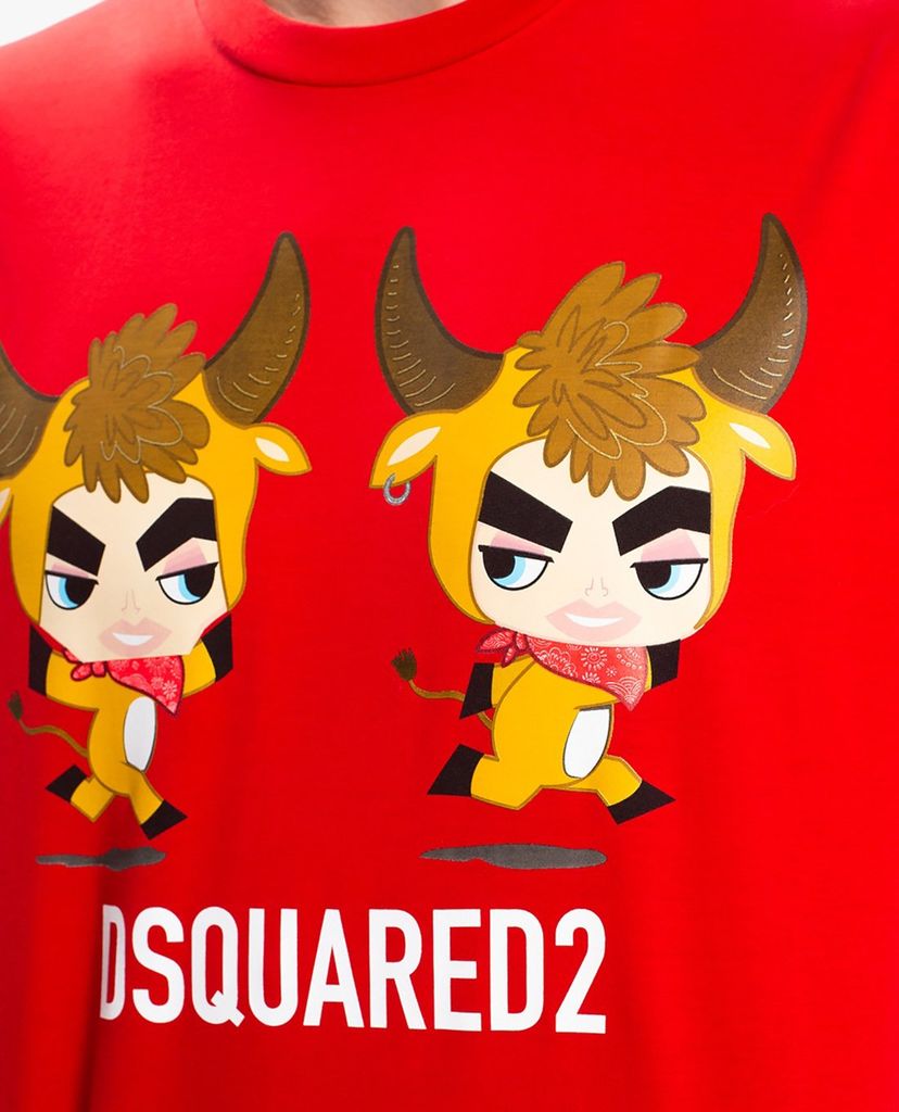 DSQUARED2 - Áo thun nam ngắn tay Year Of The Ox
