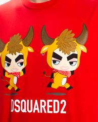 DSQUARED2 - Áo thun nam ngắn tay Year Of The Ox