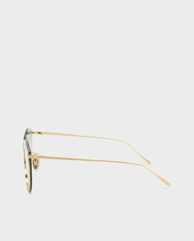 CHARLES & KEITH - Kính mát nữ thời trang Acetate Frame
